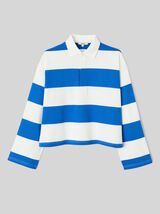 T-shirt col polo ray&eacute;