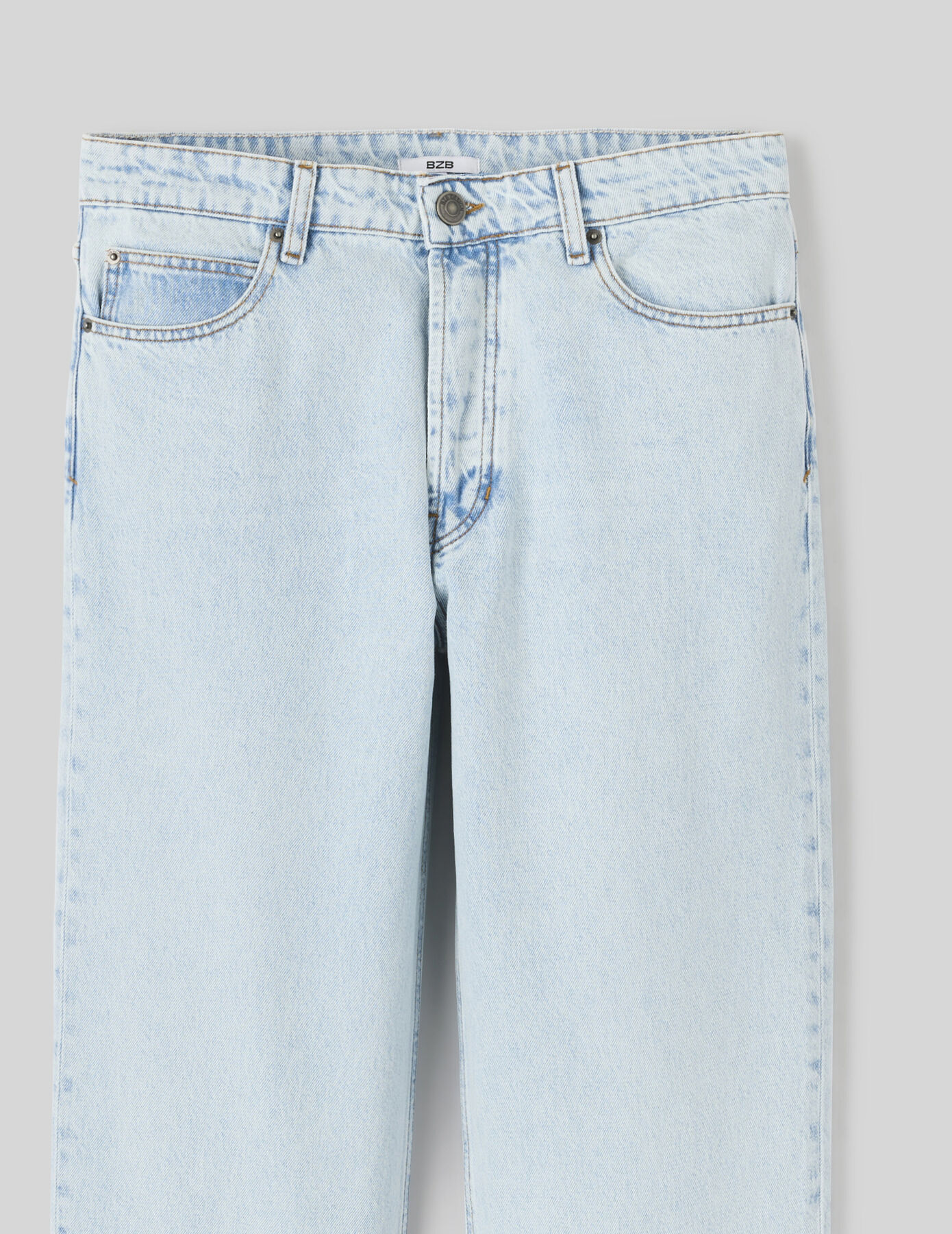 Jean loose bleach