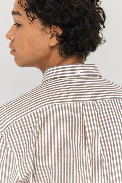 Chemise rayée ajustée