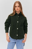 Veste en jean boutons dorés
