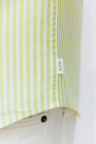 Chemise rayée coupe droite