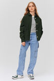 Veste en jean boutons dorés