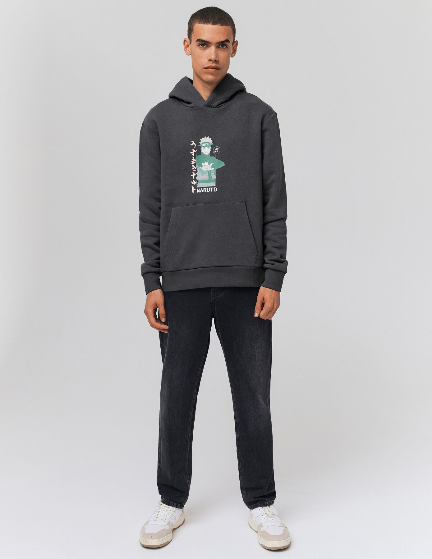 Sweatshirt Naruto Gris foncé | BZB