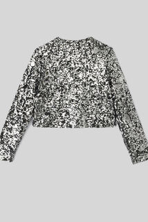 Veste courte sequins