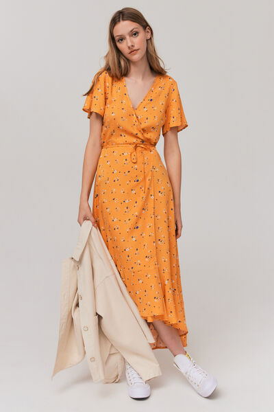 Robe longue imprimée