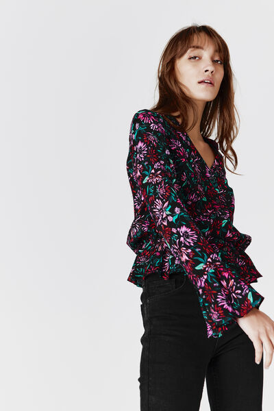 Blouse imprimée fleuri