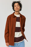 Surchemise unie col velours