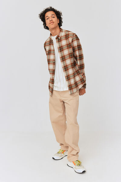 Chemise flanelle à carreaux