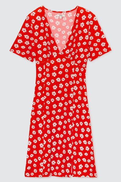 Robe imprimée en maille