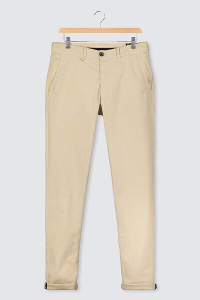 Pantalon chino ajusté en coton Bio