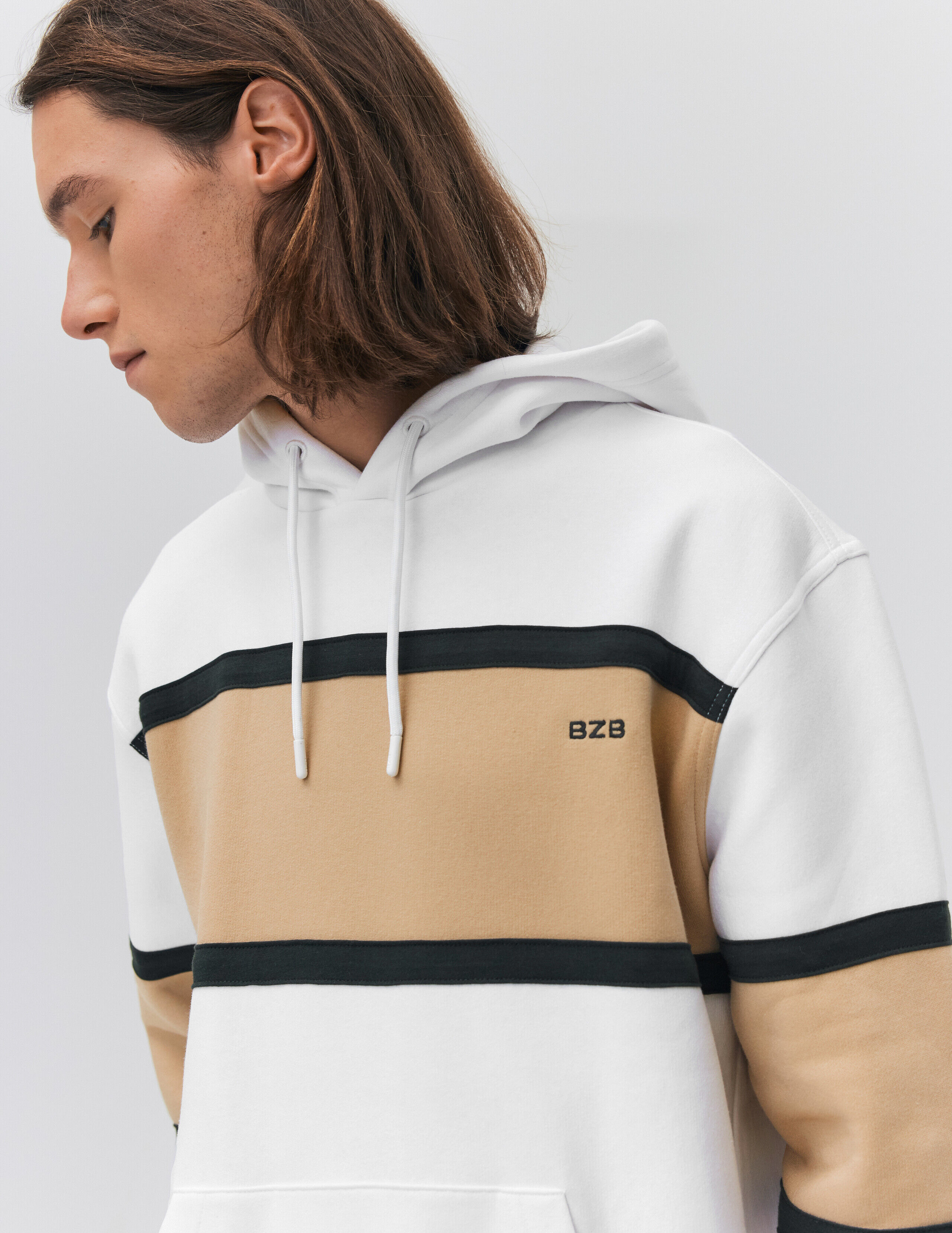 Fila sweat à capuche boyfriend colour block femme discount