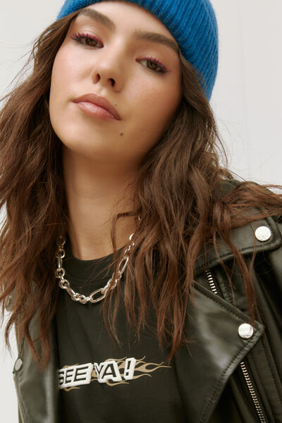 Blouson en tissu enduit