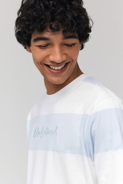 T-shirt maxi-rayures
