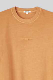 T-shirt message teint en pièce