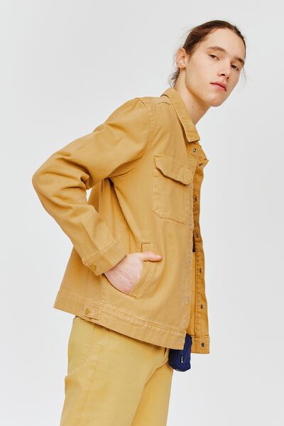 Veste en jean de couleur