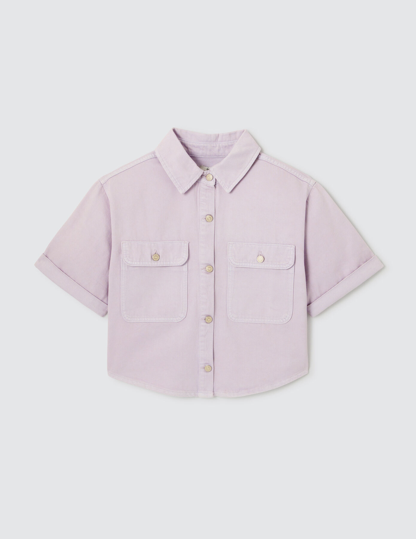 Veste coton manches courtes