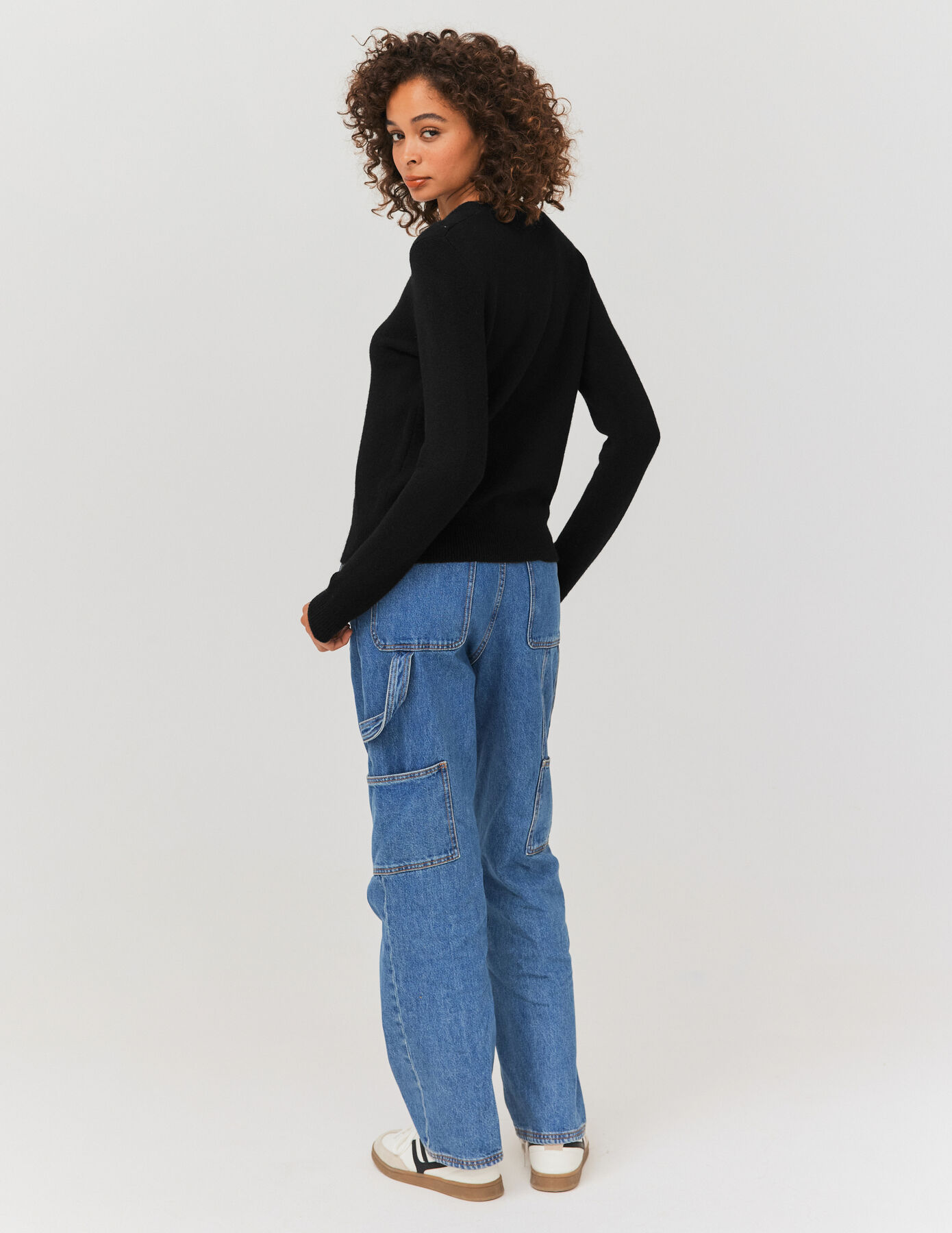 Pull col rond uni