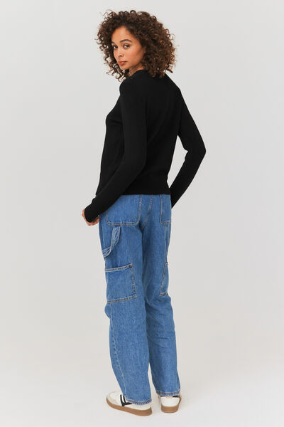 Pull col rond uni