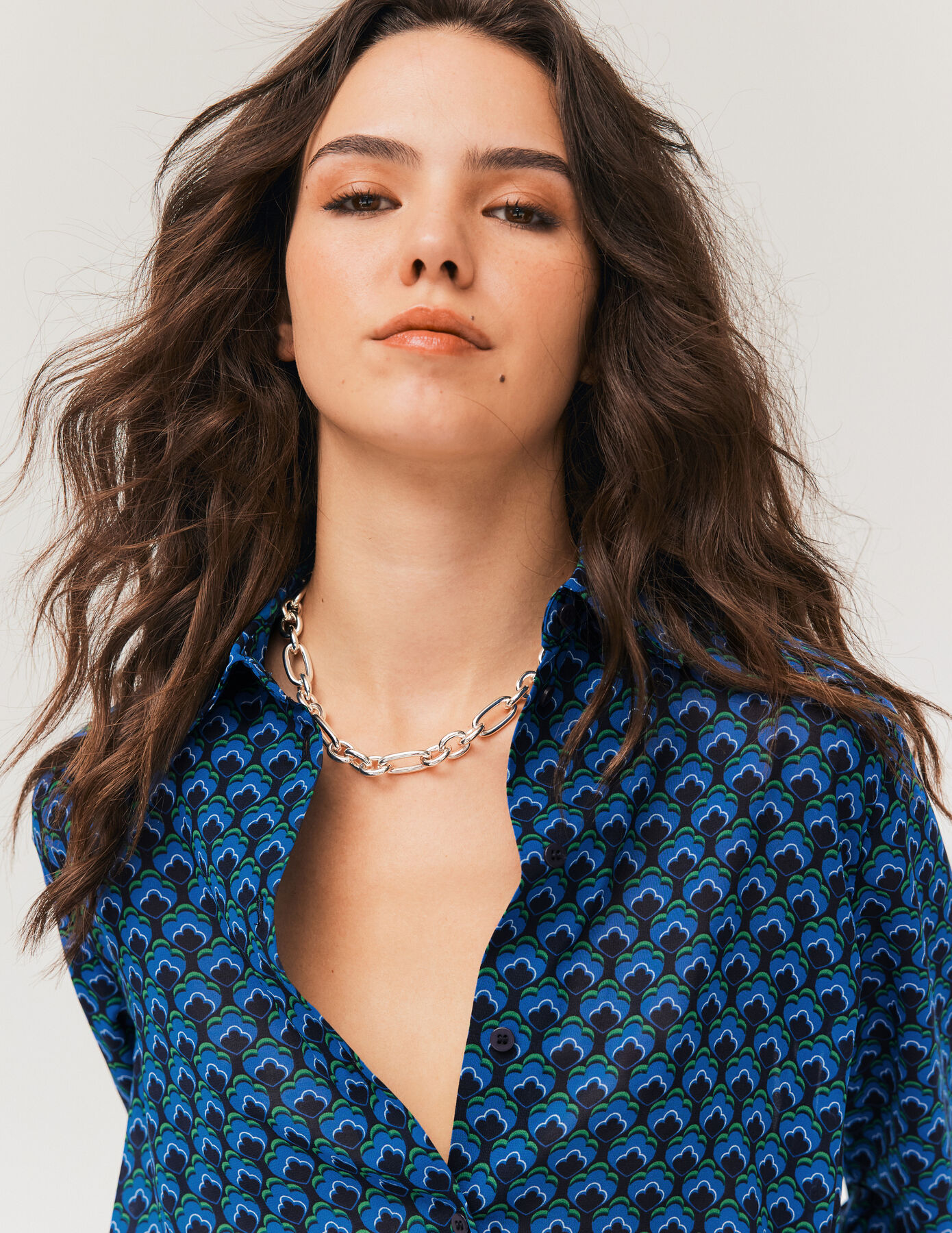 Chemise fluide imprimée