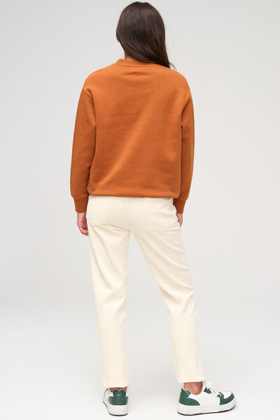 Pantalon mom velours en coton iab