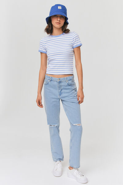 Jean straight destroy