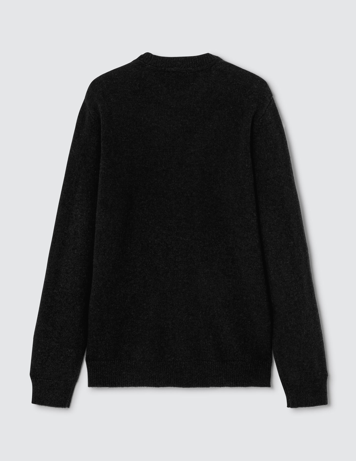 Pull col rond en laine