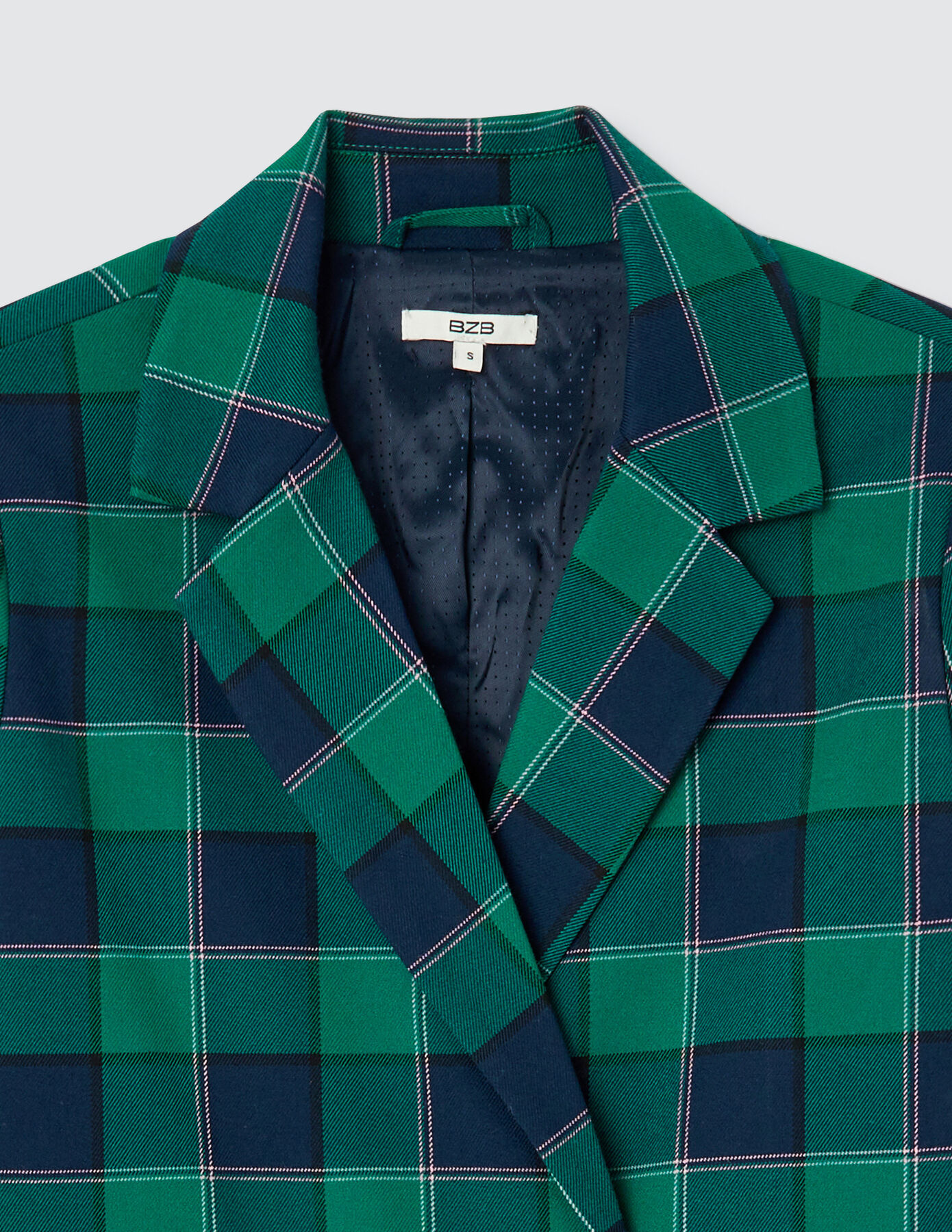 Blazer à carreaux