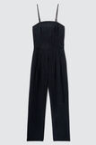 Combinaison pantalon bustier à rayures