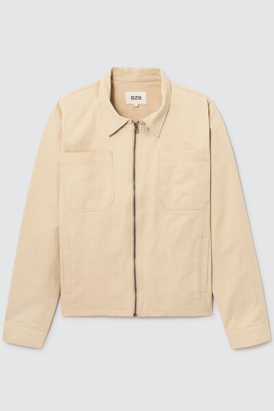 Veste zippée unie