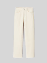 Pantalon straight velours