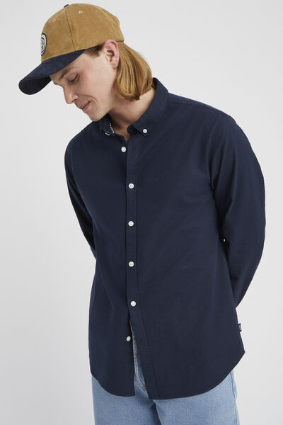 Chemise unie ajustée