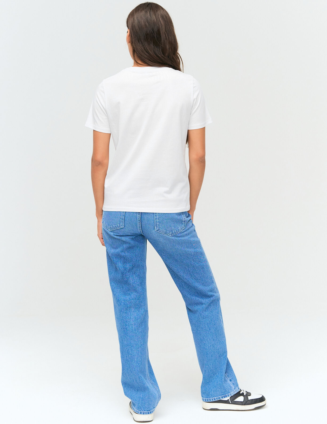 T-shirt imprimé argenté