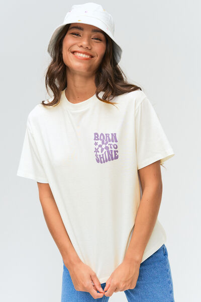 T-shirt born to shine