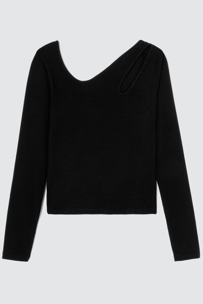 T-shirt manches longues cut out