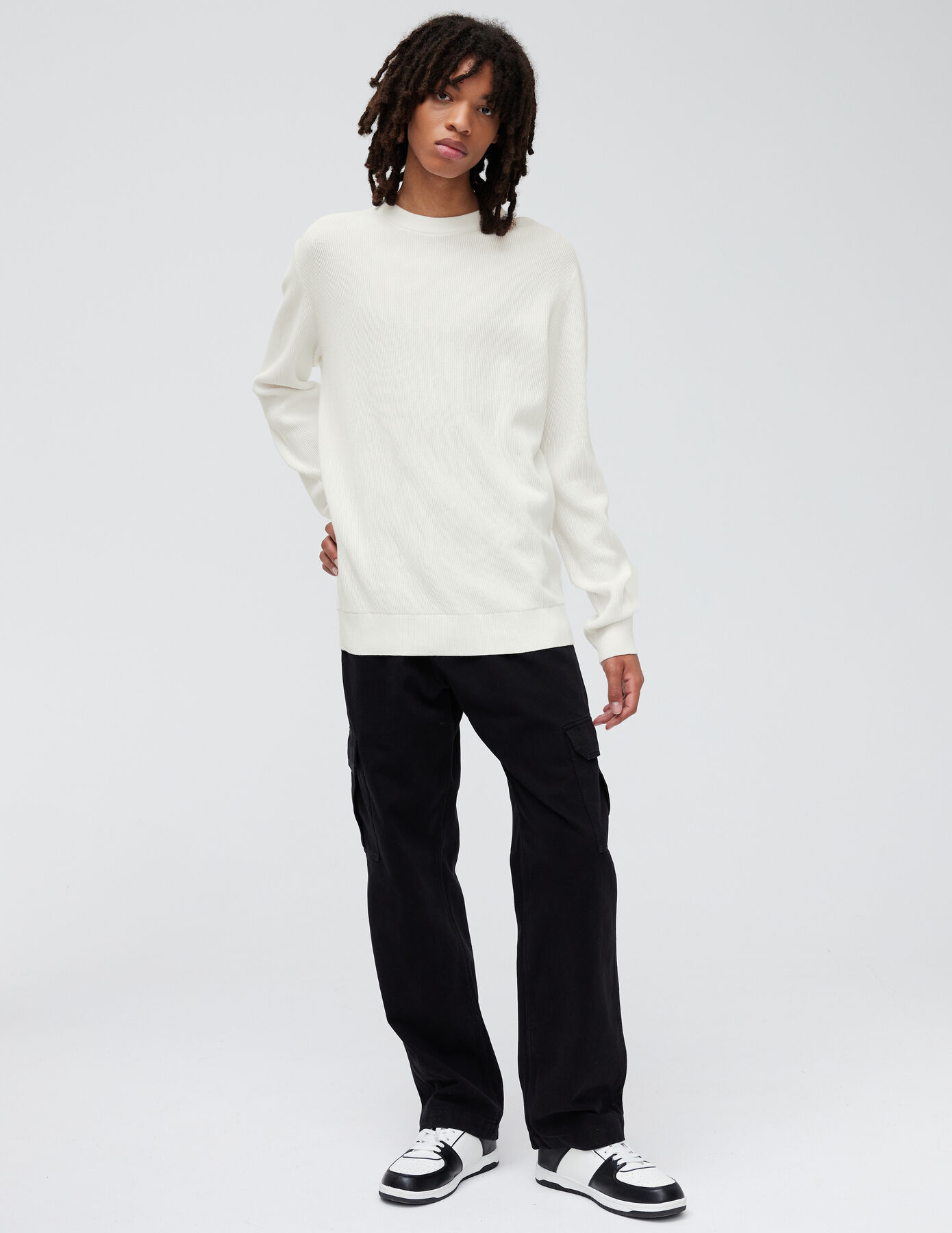 Pull maille fantaisie