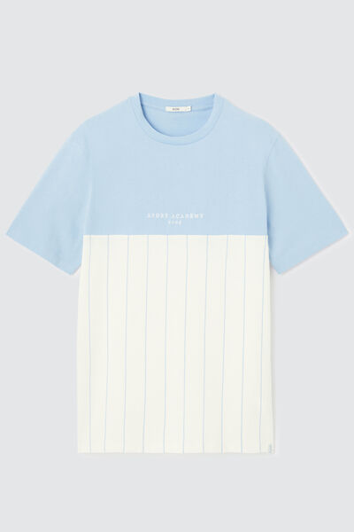 T-shirt rayé colorblock