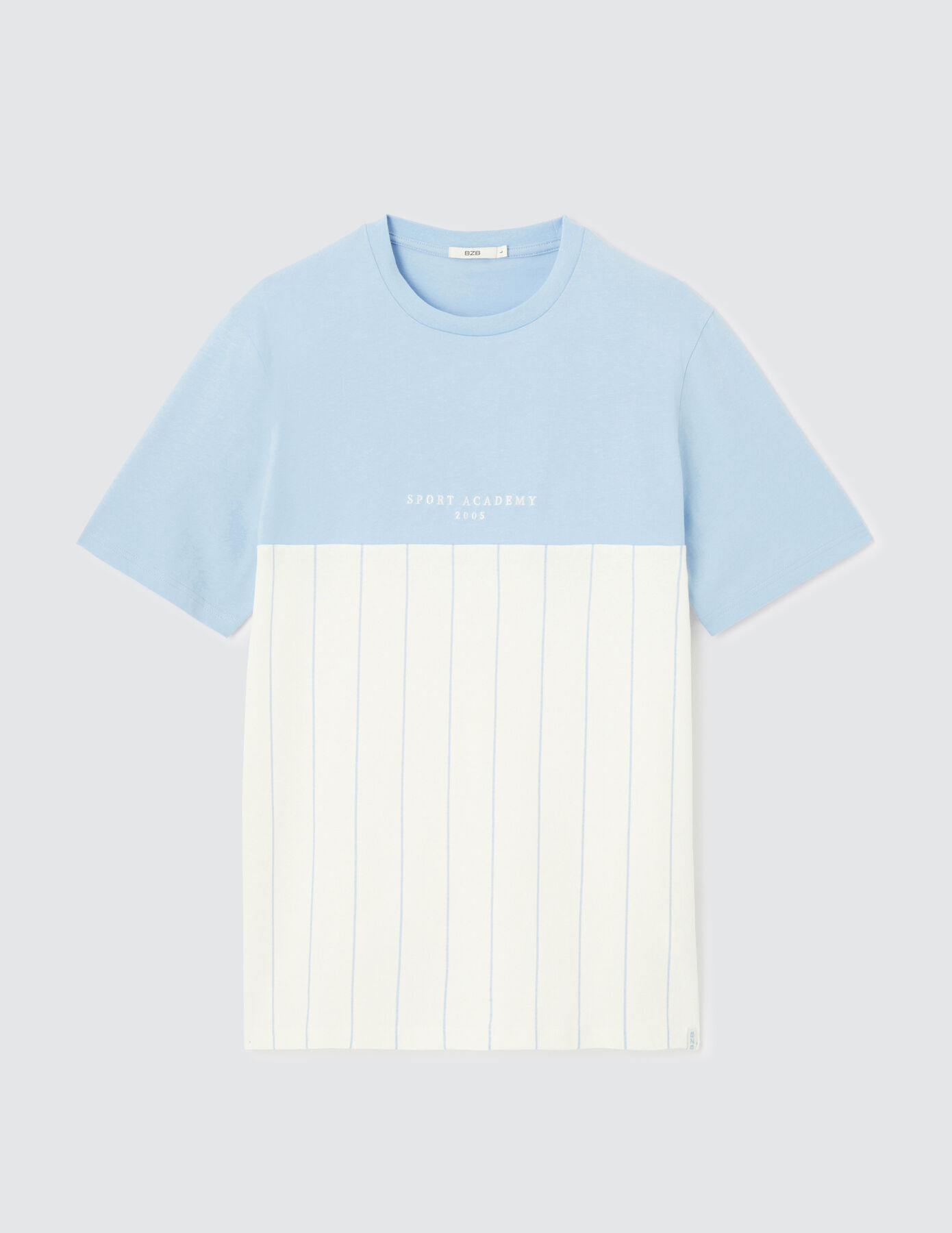 T-shirt rayé colorblock