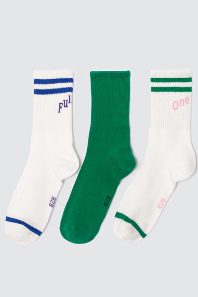 Lot de 3 paires de chaussettes de tennis