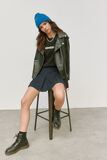 Blouson en tissu enduit