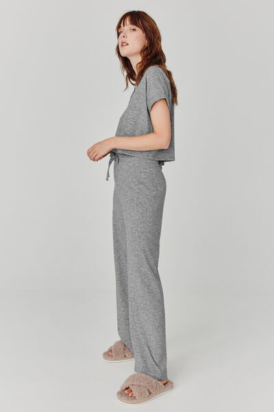 Haut de pyjama uni