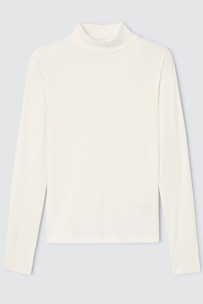 T-shirt col montant