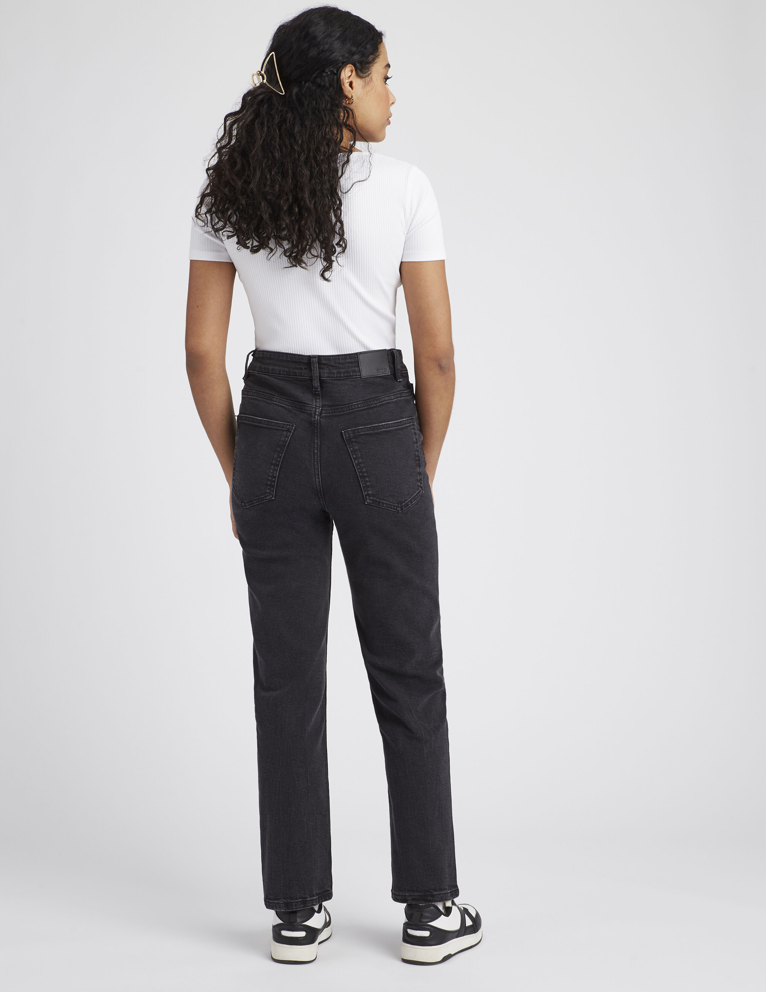 Jean mom fit Noir BZB