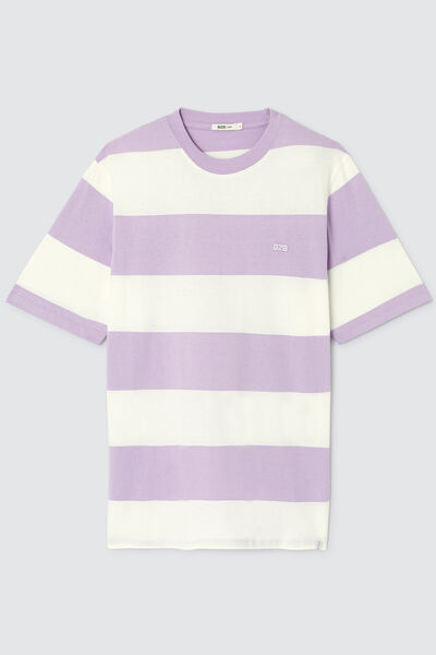 T-shirt maxi-rayures