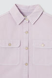 Veste coton manches courtes