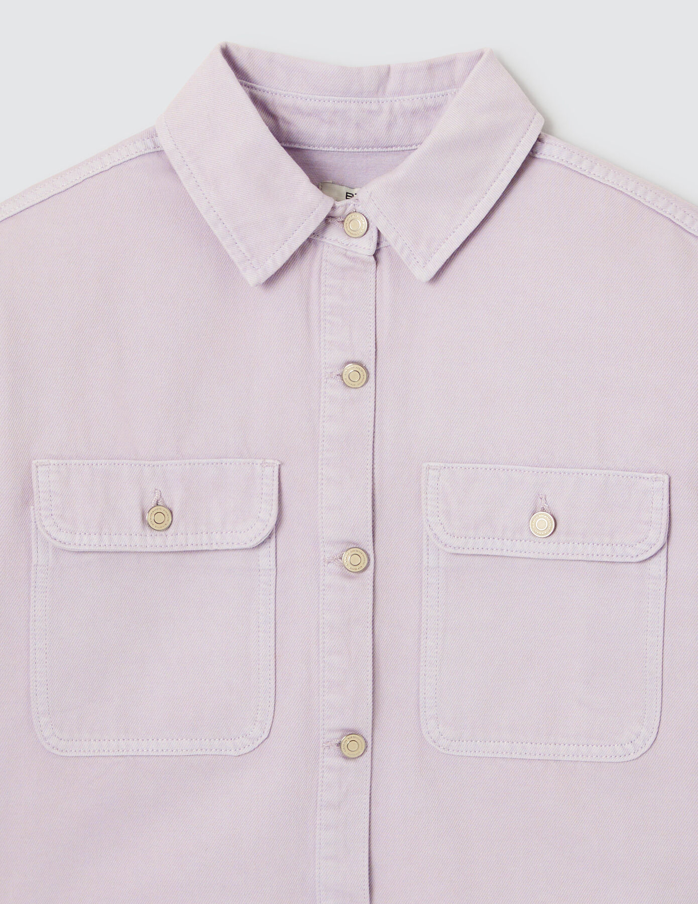 Veste coton manches courtes