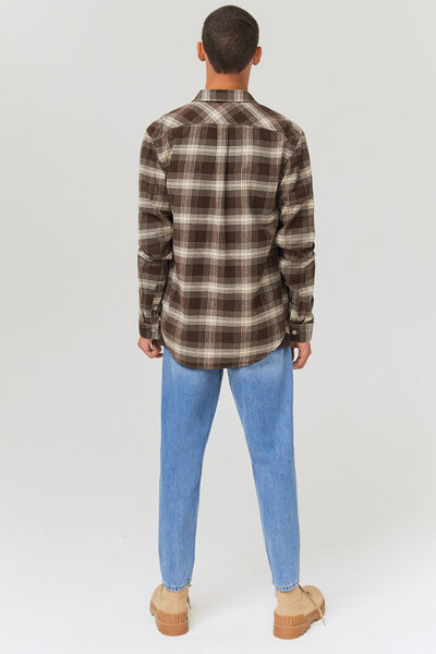 Chemise à carreaux