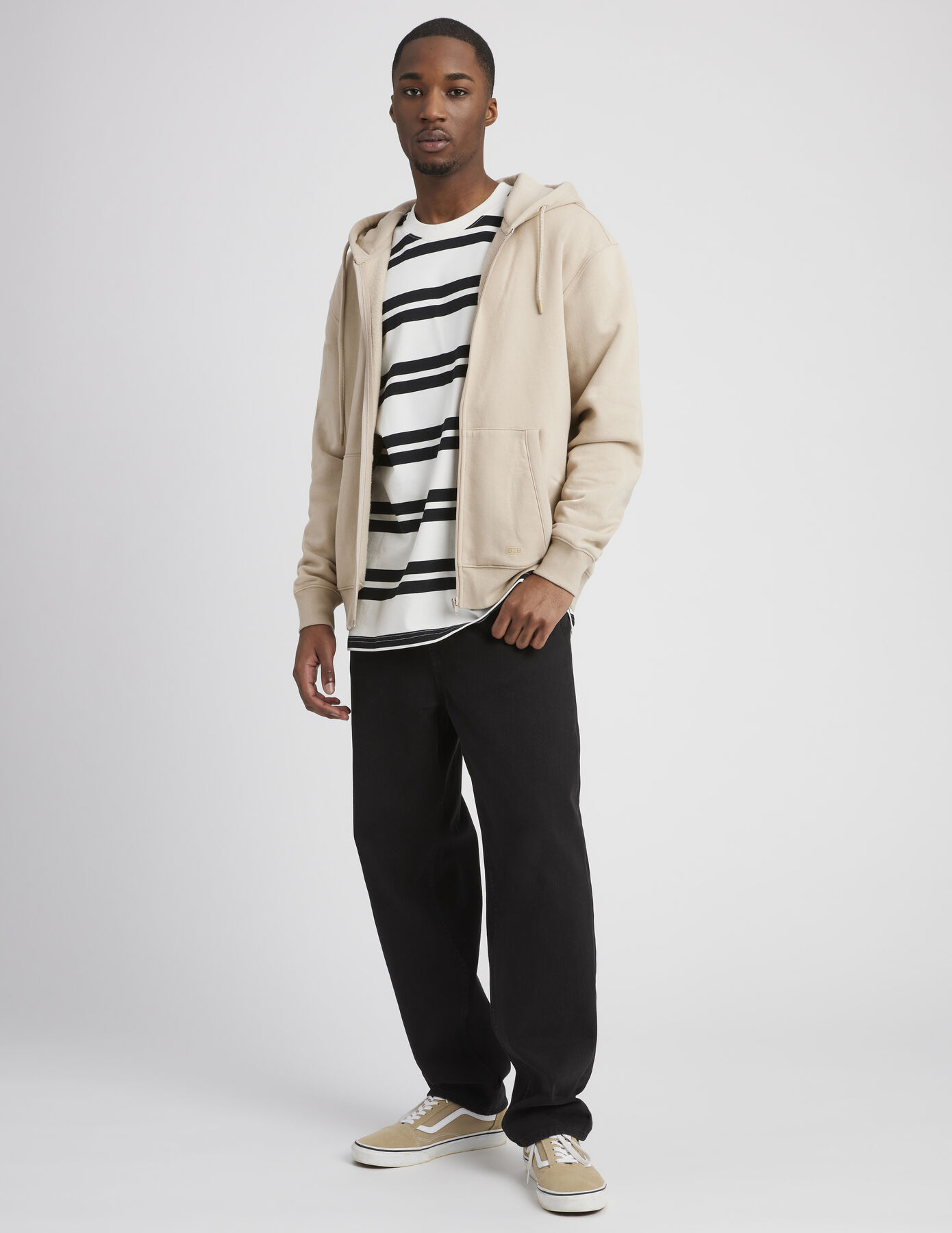 Sweatshirt zippé basique