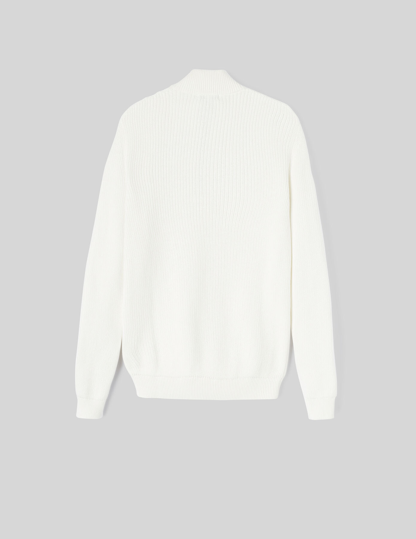 Pull avec col montant zippé