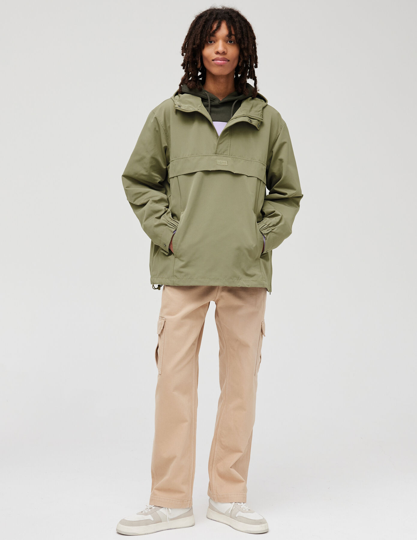 Blouson à enfiler à capuche