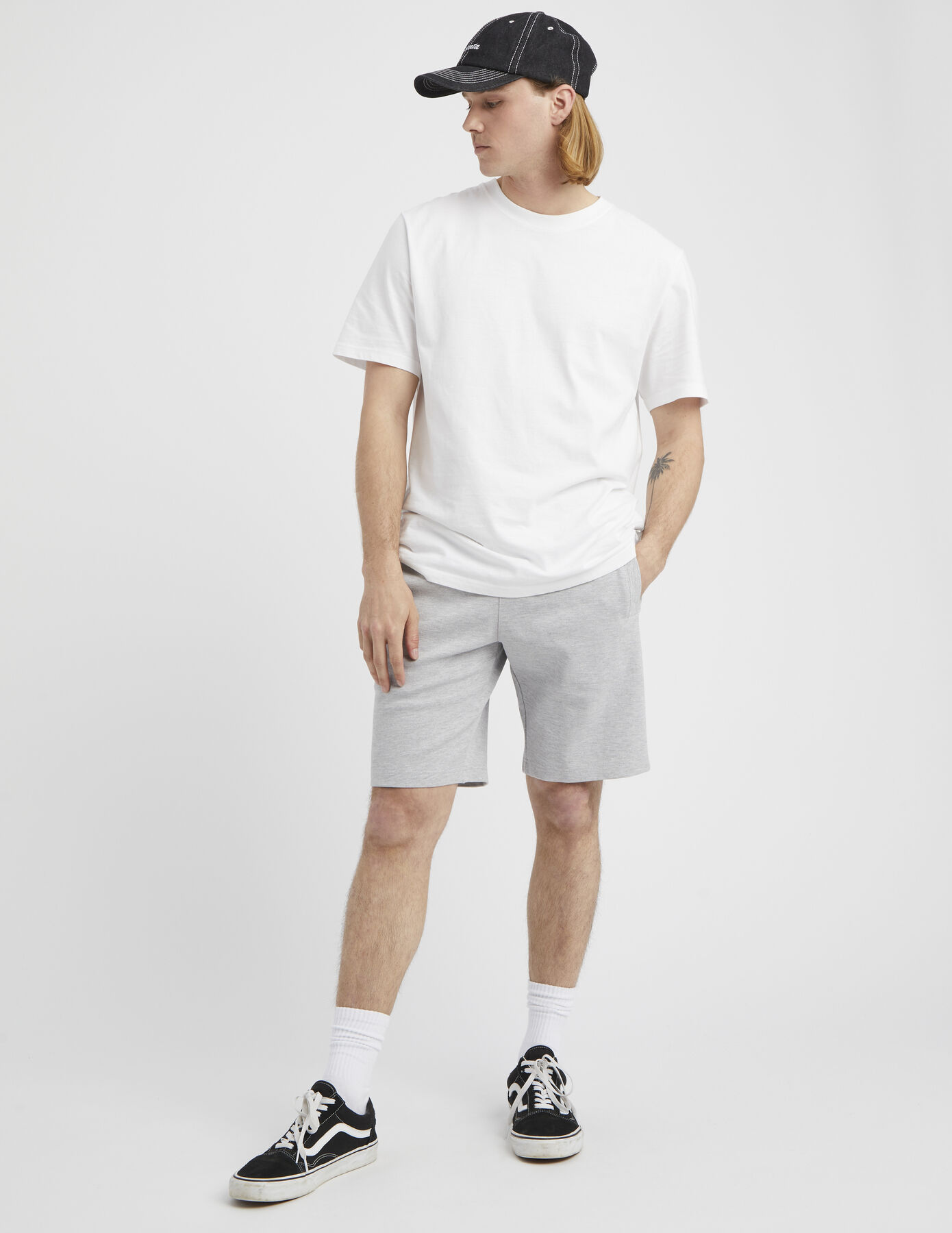 Bermuda maille en coton piqué